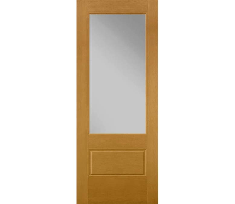 Rockford 3 Quaters Light Fiberglass Entry Door