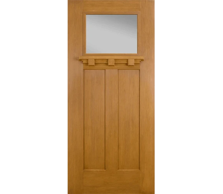 Rockford Craftsman Light Fiberglass Entry Door