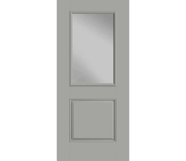 Rockford Half Light 1 Panel Fiberglass Entry Door