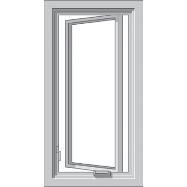 Rockford Pella Hurricane Shield Series Vinyl Casement Window