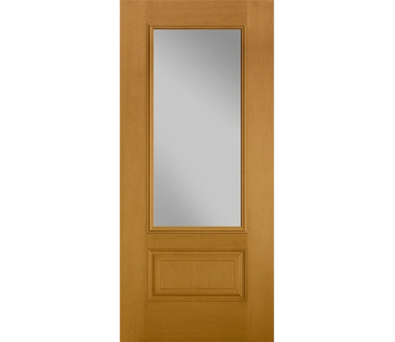 Rockford Three Quaters light Fiberglass Entry Door